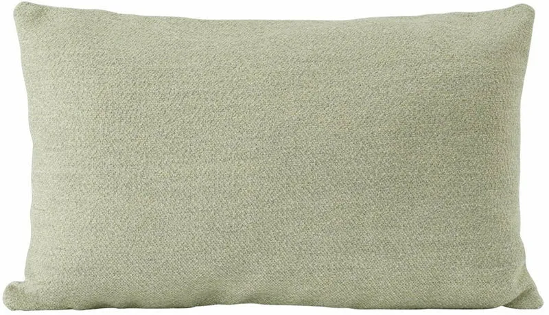 Coussin à double face bleu clair et vert 35 x 55 cm Mingle - Muuto