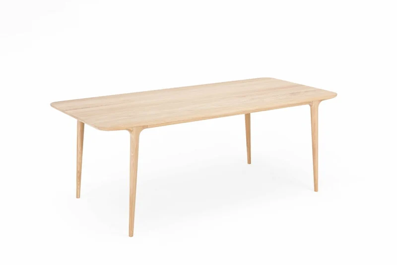 Table à manger en chêne 200 x 90 cm Fawn - Gazzda