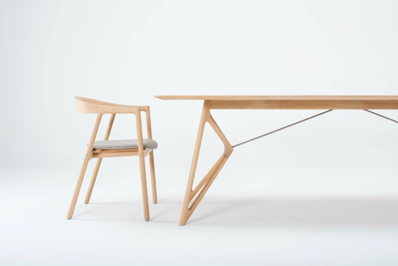 Table à manger en chêne 220 x 90 cm Tink - Gazzda