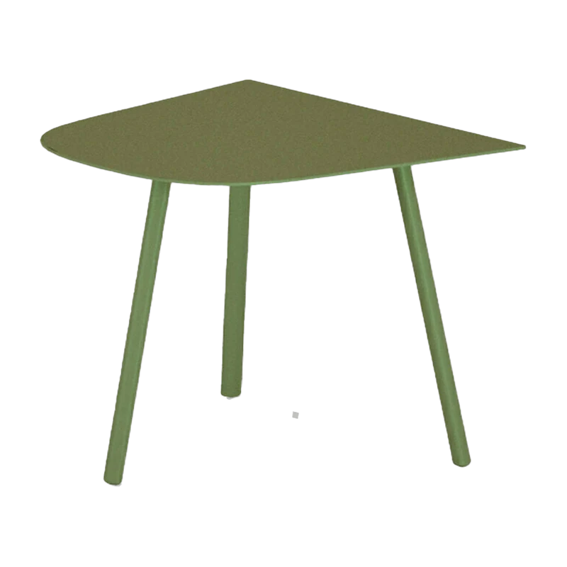Table basse en aluminium vert 56 x 38 cm Mosaiko - Fast Spa