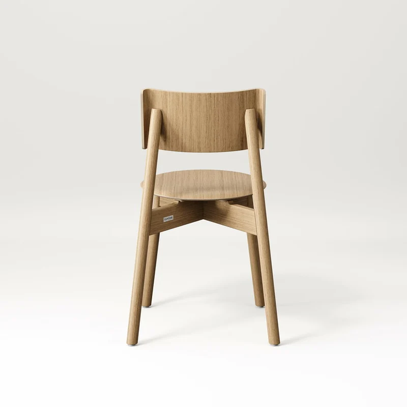 Chaise en chêne naturel éco-certifié SSD - TIPTOE