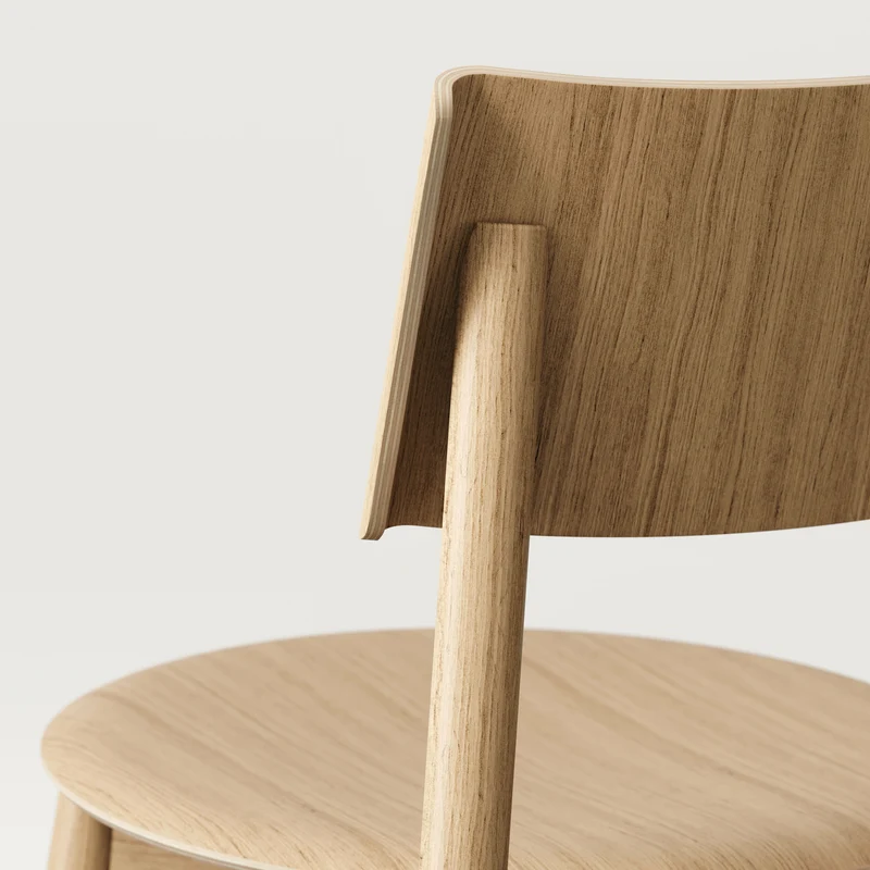 Chaise en chêne naturel éco-certifié SSD - TIPTOE