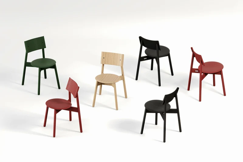 Chaise en chêne naturel éco-certifié SSD - TIPTOE