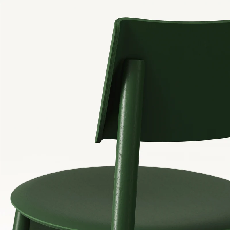 Chaise en chêne vert sapin éco-certifié SSD - TIPTOE