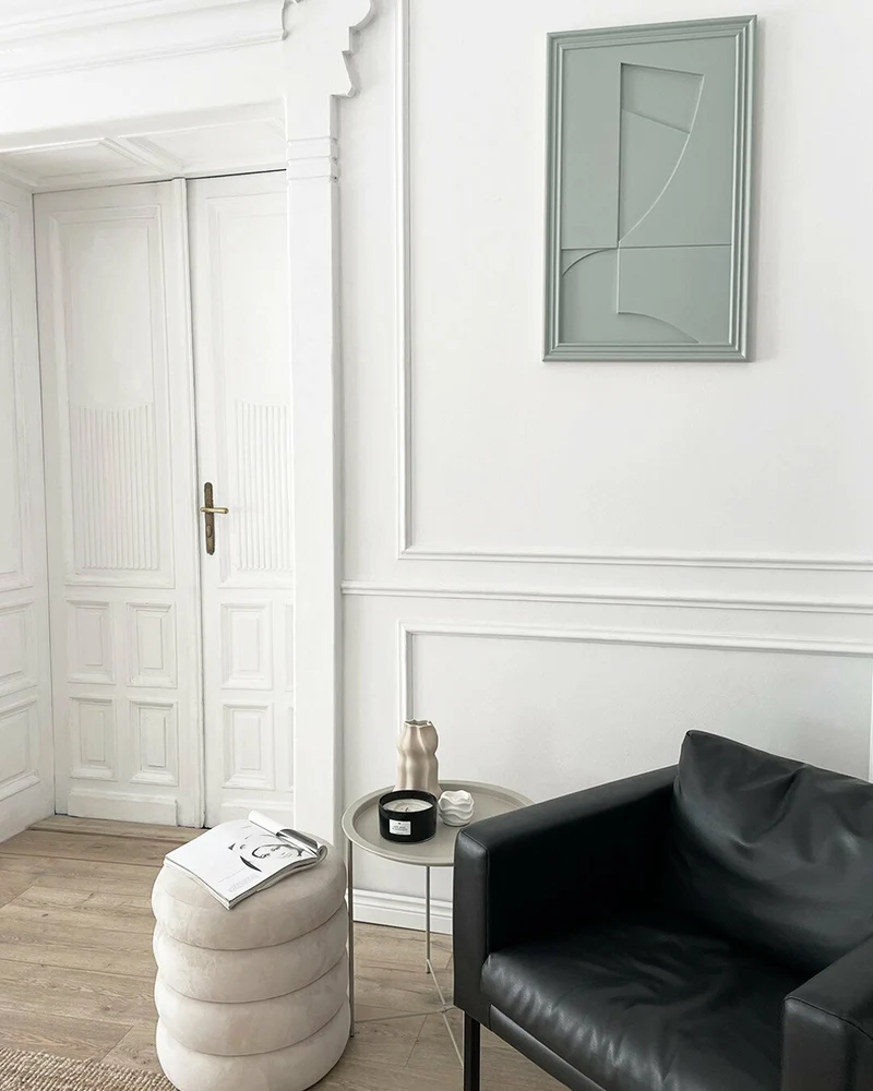 Tableau en bois gris 80 cm Randonne - Likya