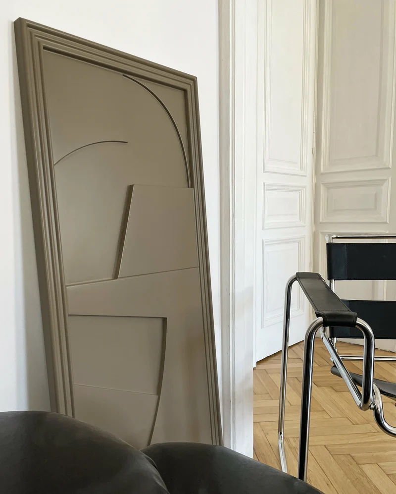 Tableau en bois beige cocoa 60 x 150 cm Verto - Likya