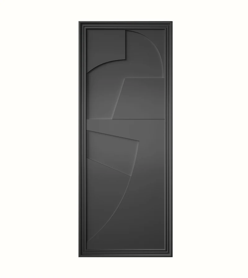 Tableau en bois noir 60 x 150 cm Verto - Likya