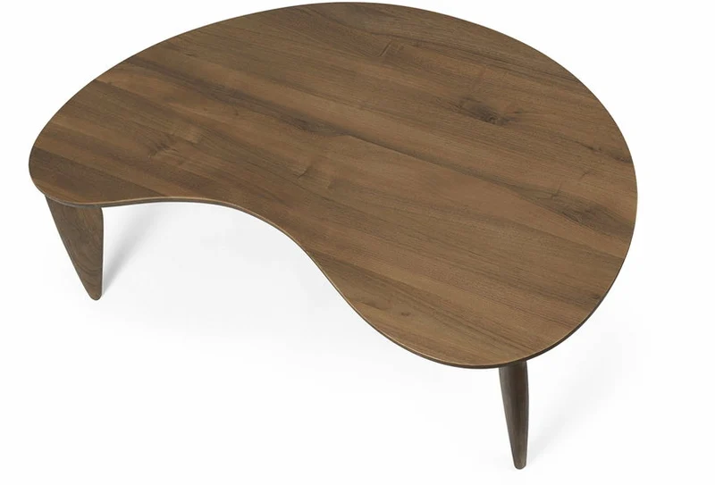Table basse en noyer 120 cm Feve - Ferm Living