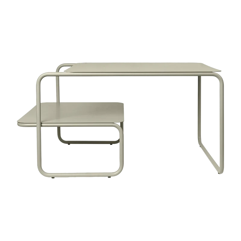 Table basse en acier beige 60 x 80 cm Level - Ferm Living