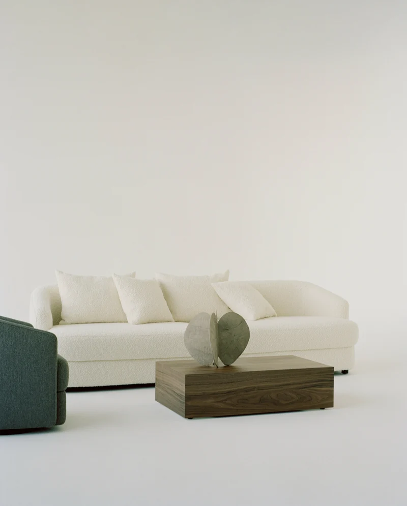 Table basse en noyer 103 x 60 cm Mass High - New works