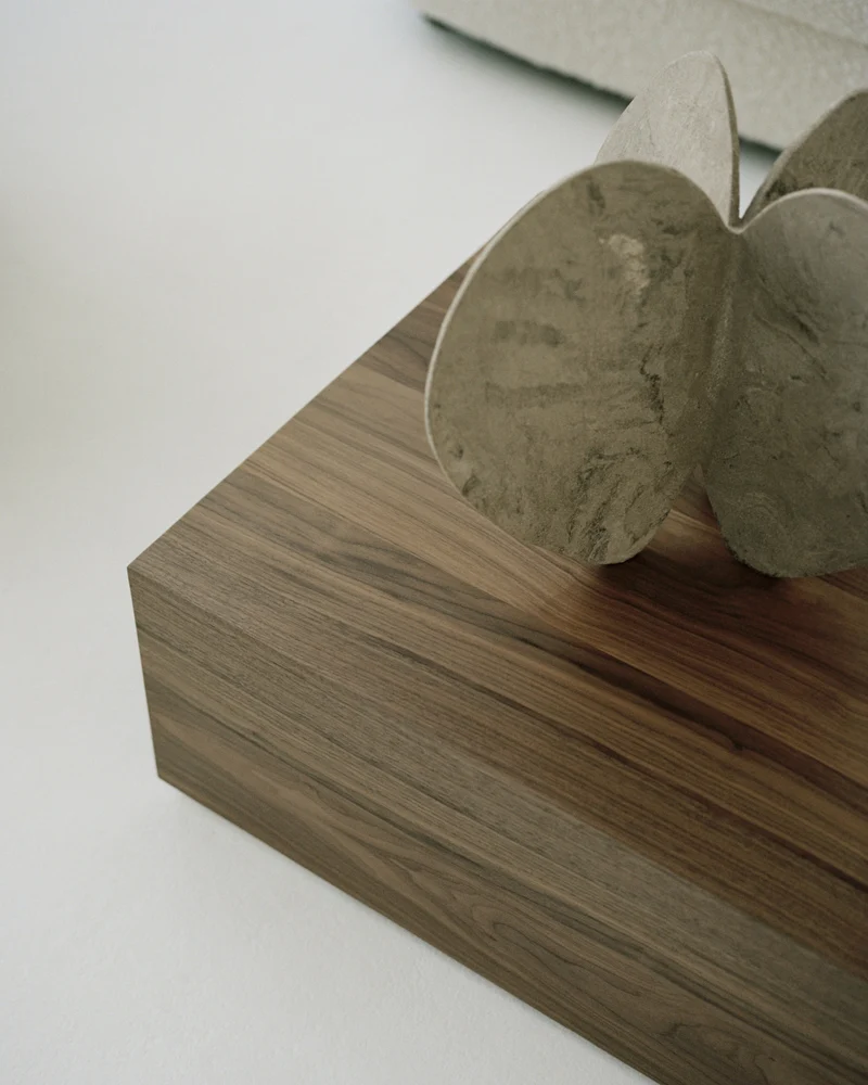 Table basse en noyer 103 x 60 cm Mass High - New works