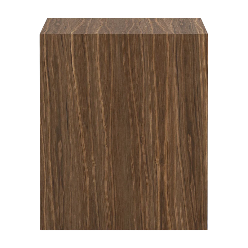 Table d'appoint en noyer 40 x 40 cm Mass - New works