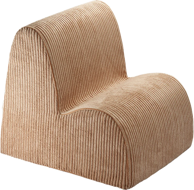 Fauteuil en velours côtelé toffee 60 x 50 cm Cloud - Wigiwama