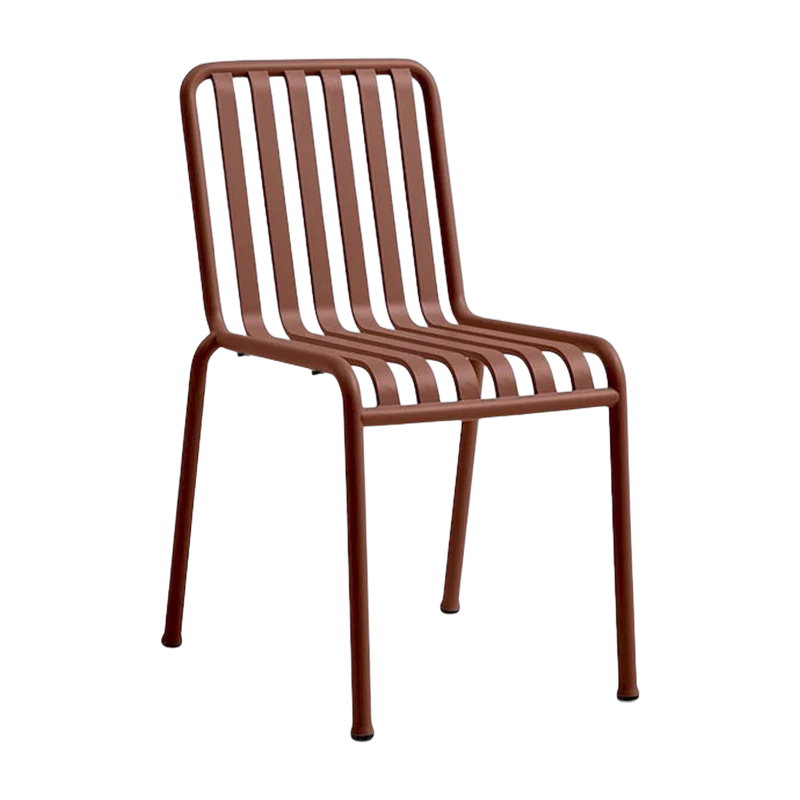 Chaise de jardin en métal rouge Palissade - HAY