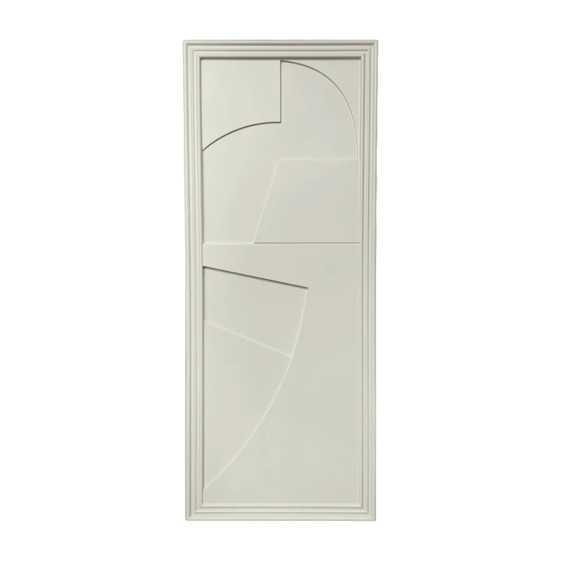 Tableau en bois blanc oyster 45 x 115 cm Verto - Likya
