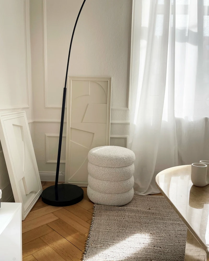 Tableau en bois blanc oyster 45 x 115 cm Verto - Likya