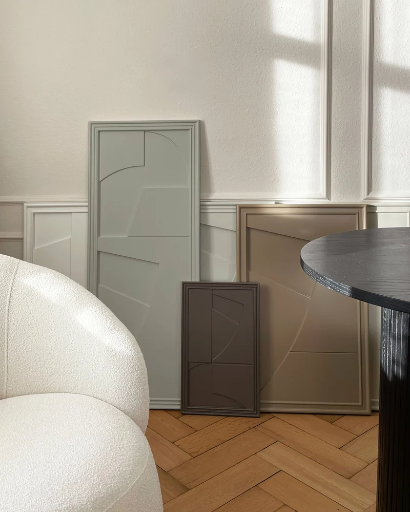 Tableau en bois gris silk 45 x 115 cm Verto - Likya