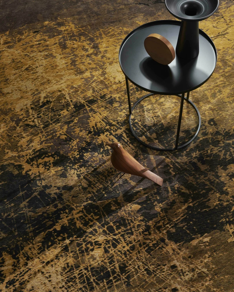 Table d'appoint ronde en métal noir 43 cm Costance Vassoio - Meme Design