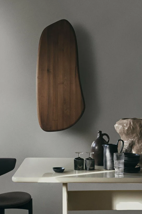 Table à manger en bois blanc 90 x 200 cm Rink - Ferm Living