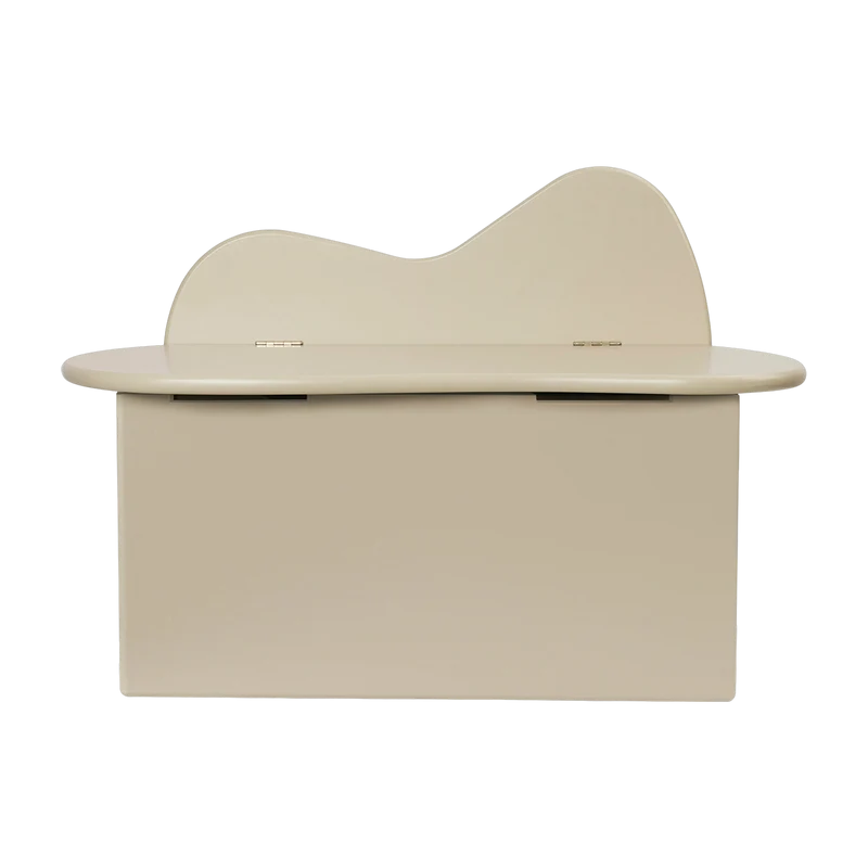 Banc en bois beige 75x38x51cm Slope - Ferm Living