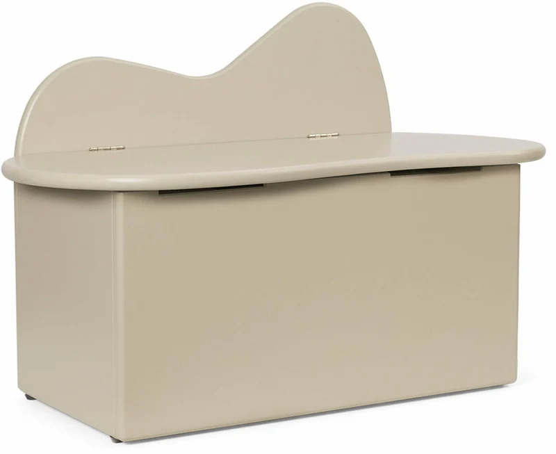 Banc en bois beige 75x38x51cm Slope - Ferm Living