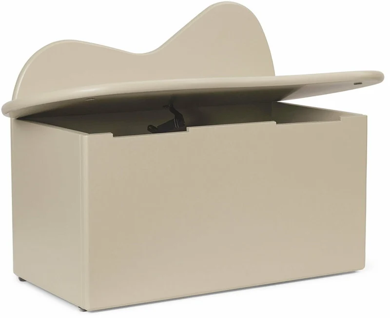 Banc en bois beige 75x38x51cm Slope - Ferm Living