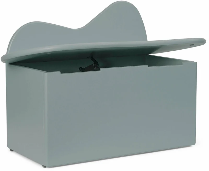 Banc en bois bleu orage 75x38x51 cm Slope - Ferm Living