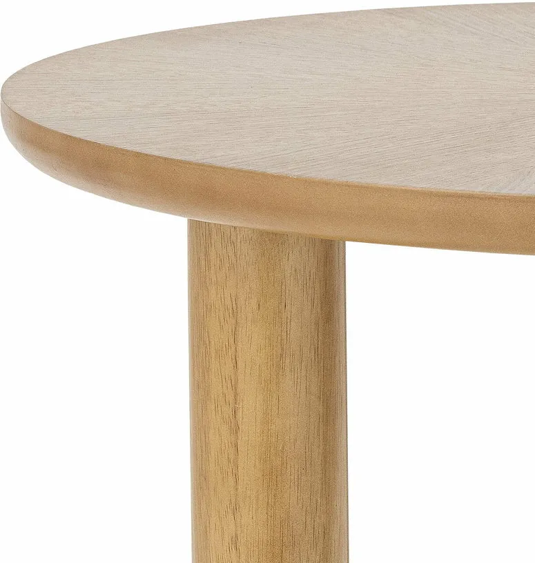 Table basse 60 cm en bois d'hévéa nature Noma - Bloomingville