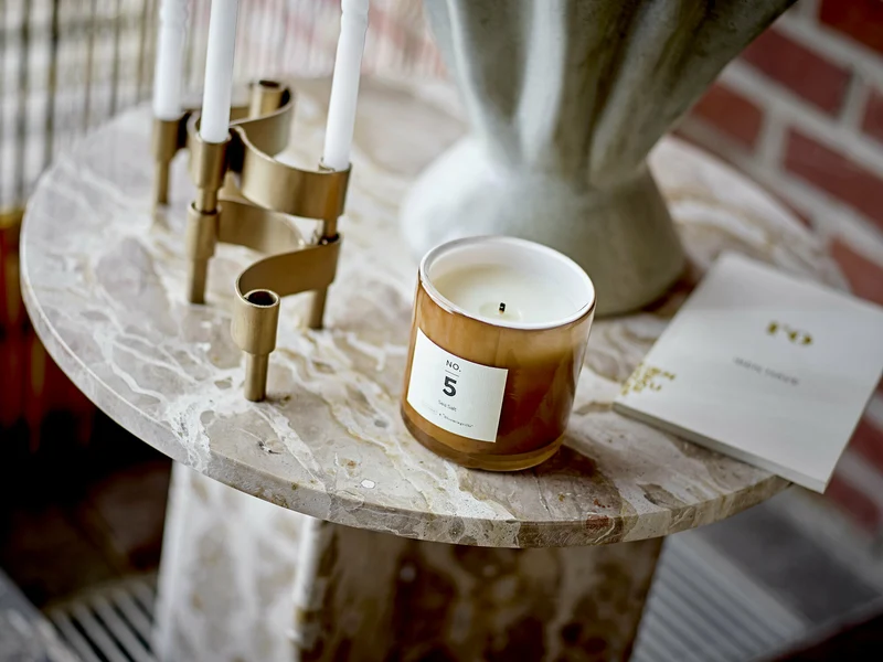Table d'appoint Jasmia Marbre brun - Bloomingville