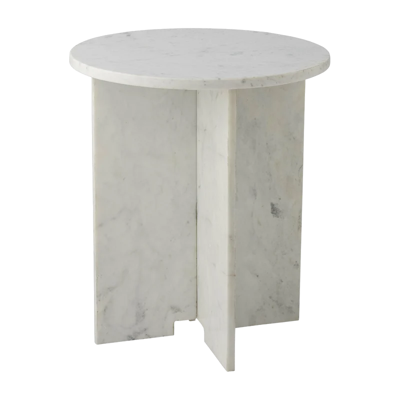 Table d'appoint Jasmia Marbre Blanc - Bloomingville