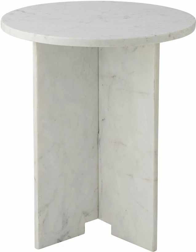 Table d'appoint Jasmia Marbre Blanc - Bloomingville