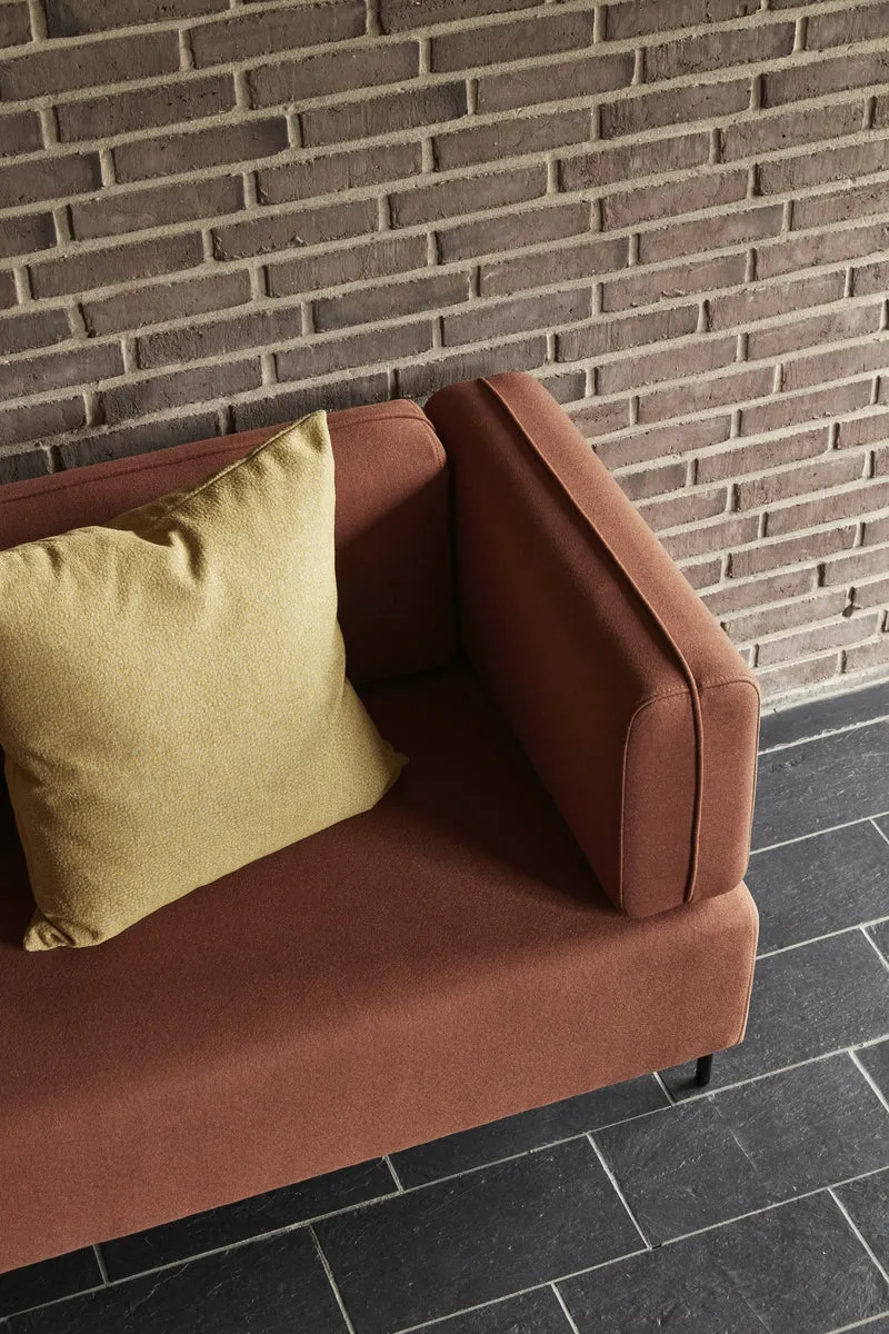 Canapé en tissus ambre Block Maroon - Hübsch