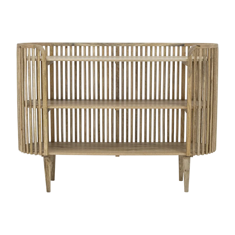 Bibliothèque ovale en bois de manguier marron 152,5 cm Sali - Bloomingville