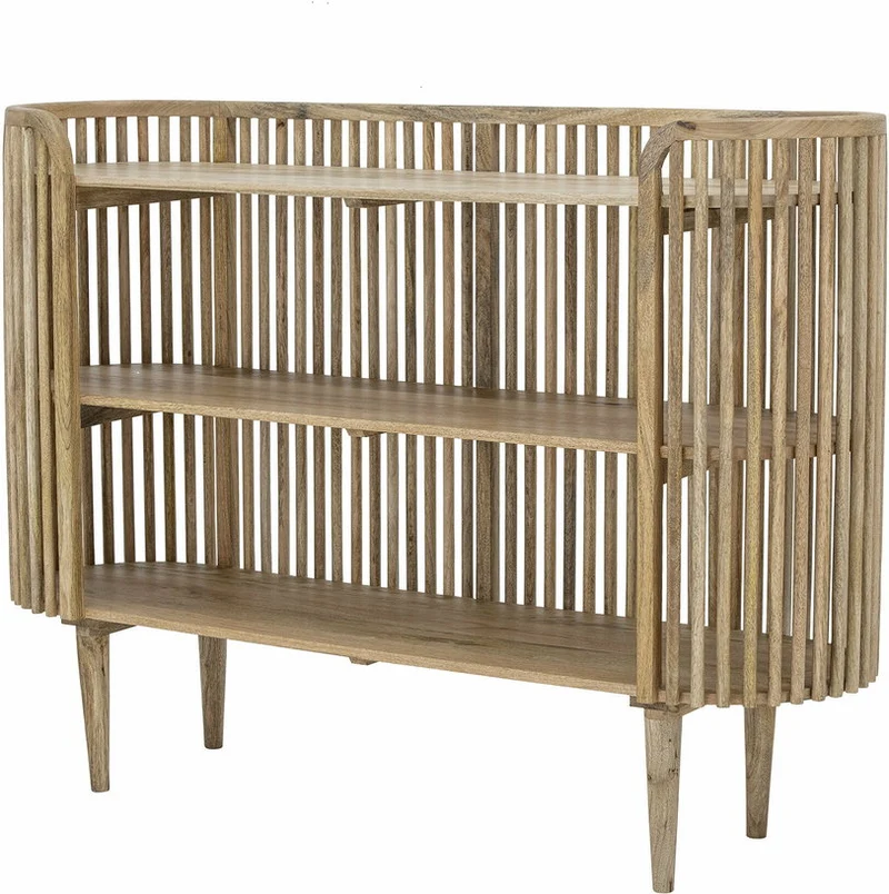 Bibliothèque ovale en bois de manguier marron 152,5 cm Sali - Bloomingville