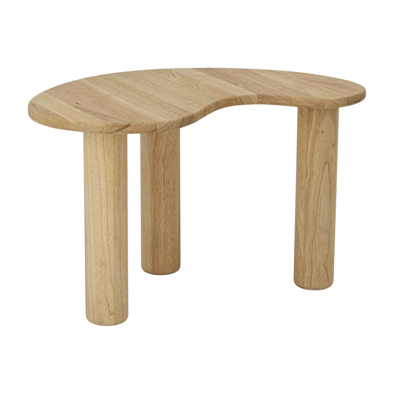 Table basse 65 x 40 cm en bois d'hévéa naturel Luppa - Bloomingville
