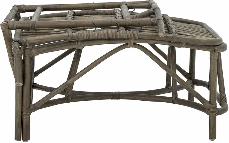 Chaise longue de jardin en rotin marron 185 cm Dione - Bloomingville