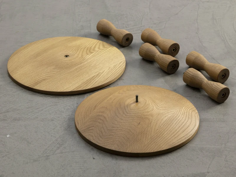 Table en chêne naturel 55 cm Pedestal - Design House Stockholm