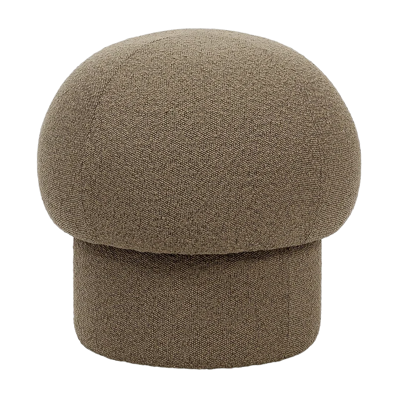 Pouf en polyester recyclé marron 50 cm Uno - Design House Stockholm