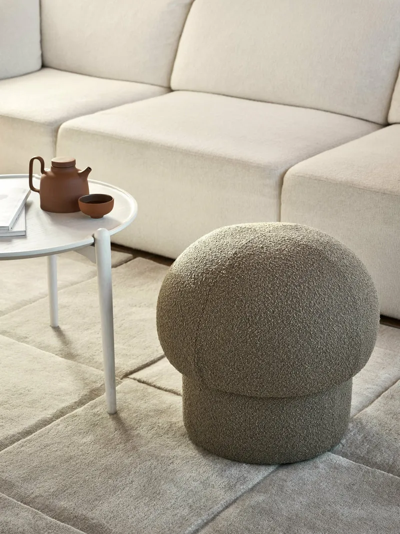 Pouf en polyester recyclé marron 50 cm Uno - Design House Stockholm