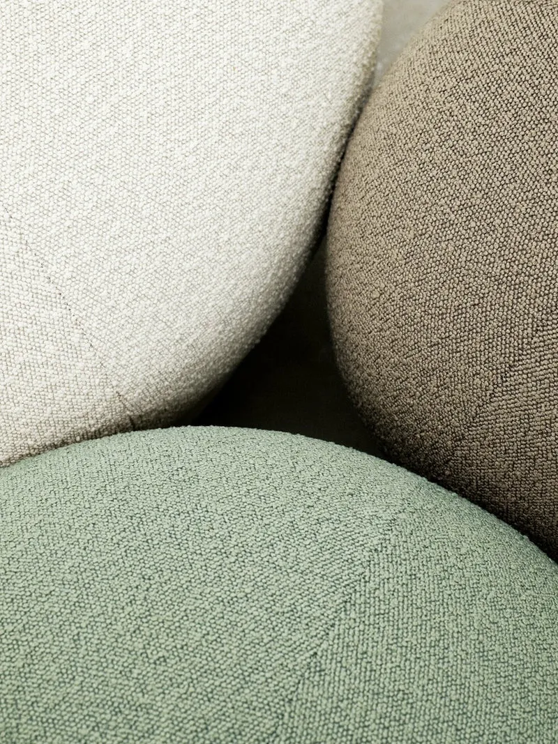 Pouf en polyester recyclé vert 50 cm Uno - Design House Stockholm