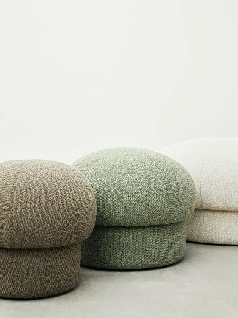 Pouf en polyester recyclé vert 50 cm Uno - Design House Stockholm