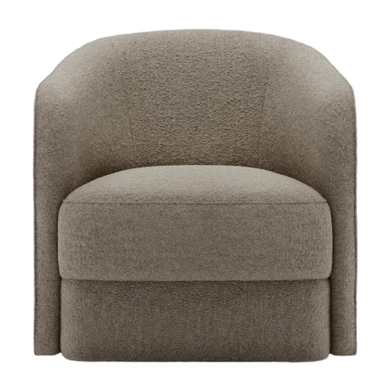 Fauteuil rembourré en barnum hemp 71cm Covent - New Works
