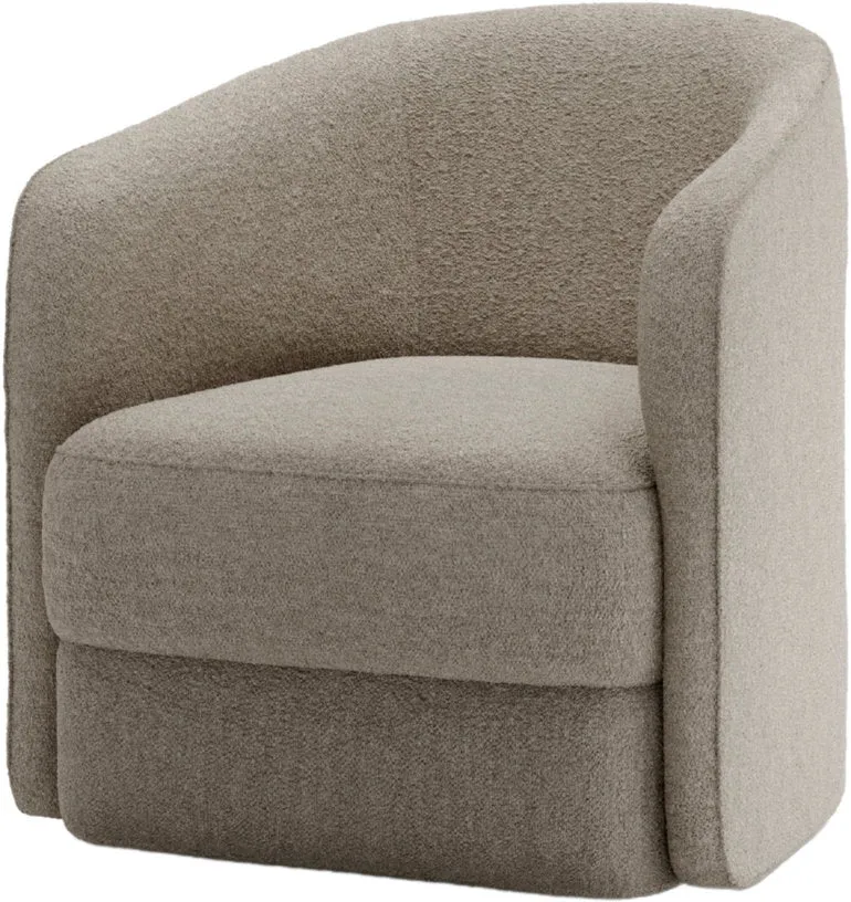 Fauteuil rembourré en barnum hemp 71cm Covent - New Works