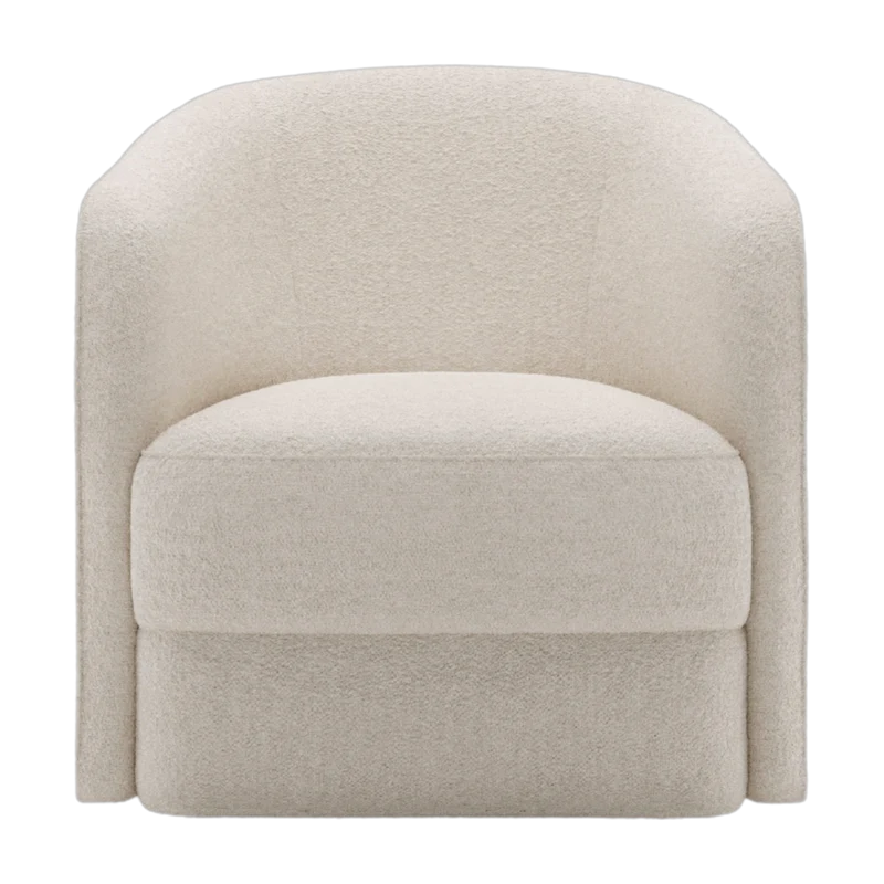 Fauteuil rembourré en barnum lana 71cm Covent - New Works