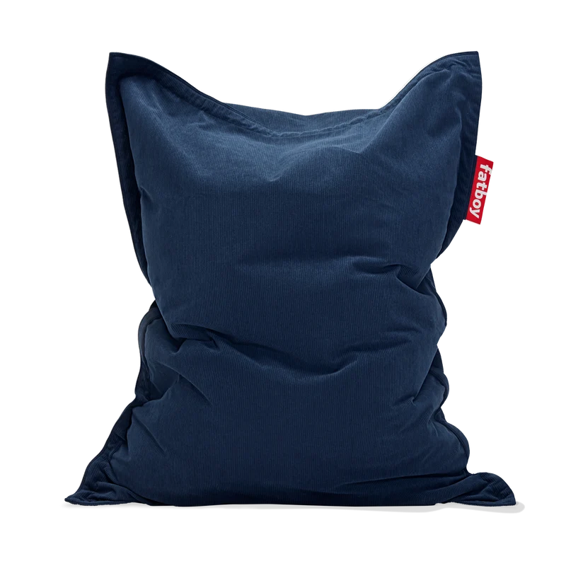 Pouf original recyclé deep blue Slim cord - Fatboy