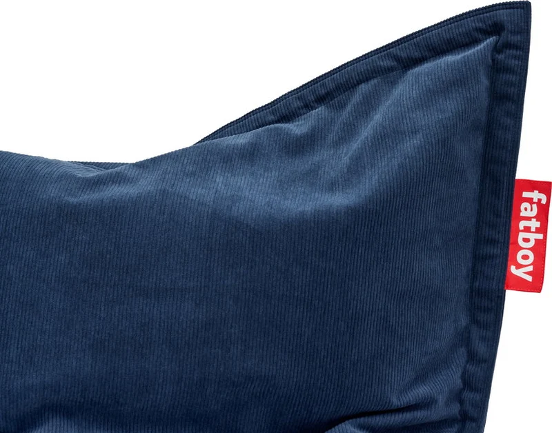 Pouf original recyclé deep blue Slim cord - Fatboy