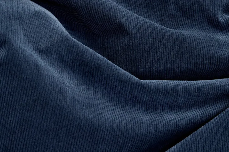 Pouf original recyclé deep blue Slim cord - Fatboy
