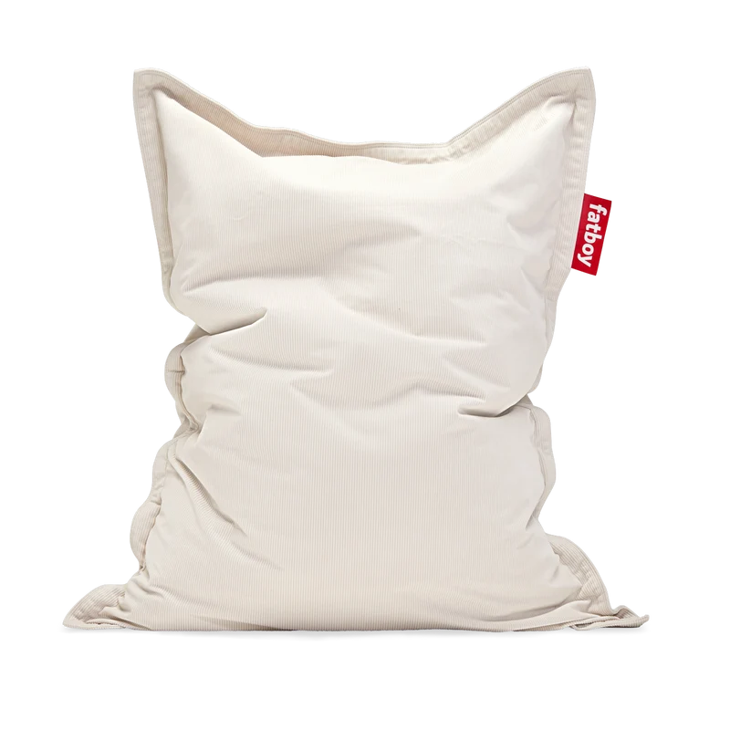 Pouf original recyclé cream Slim cord - Fatboy