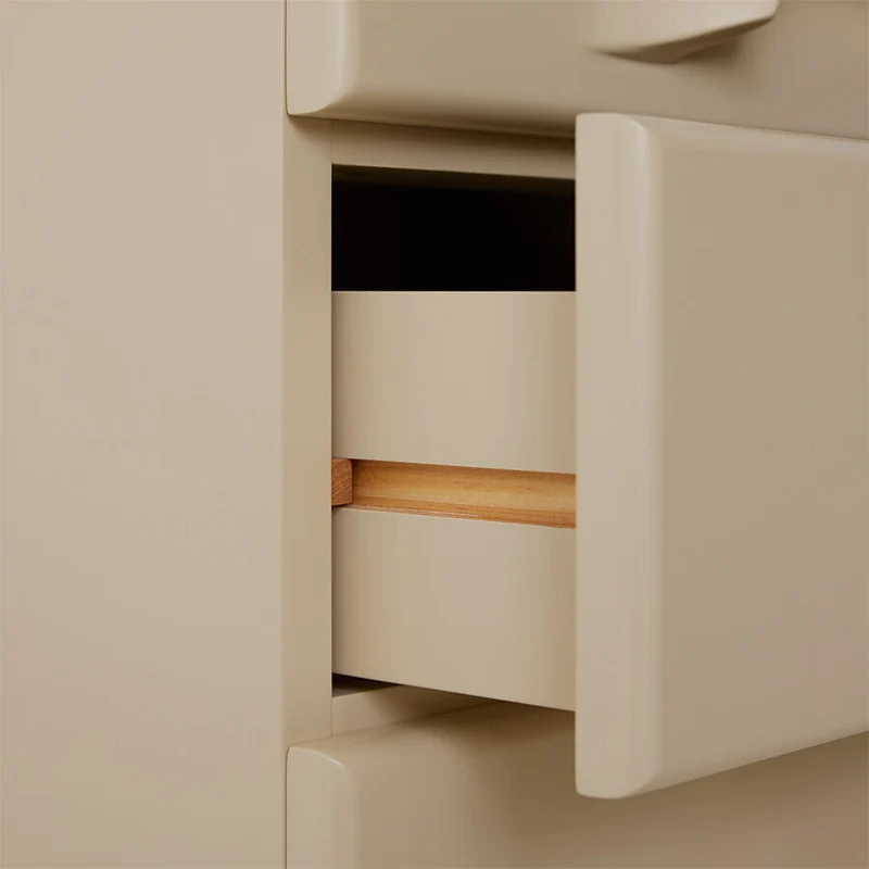 Commode 6 tiroirs crème - HKLIVING