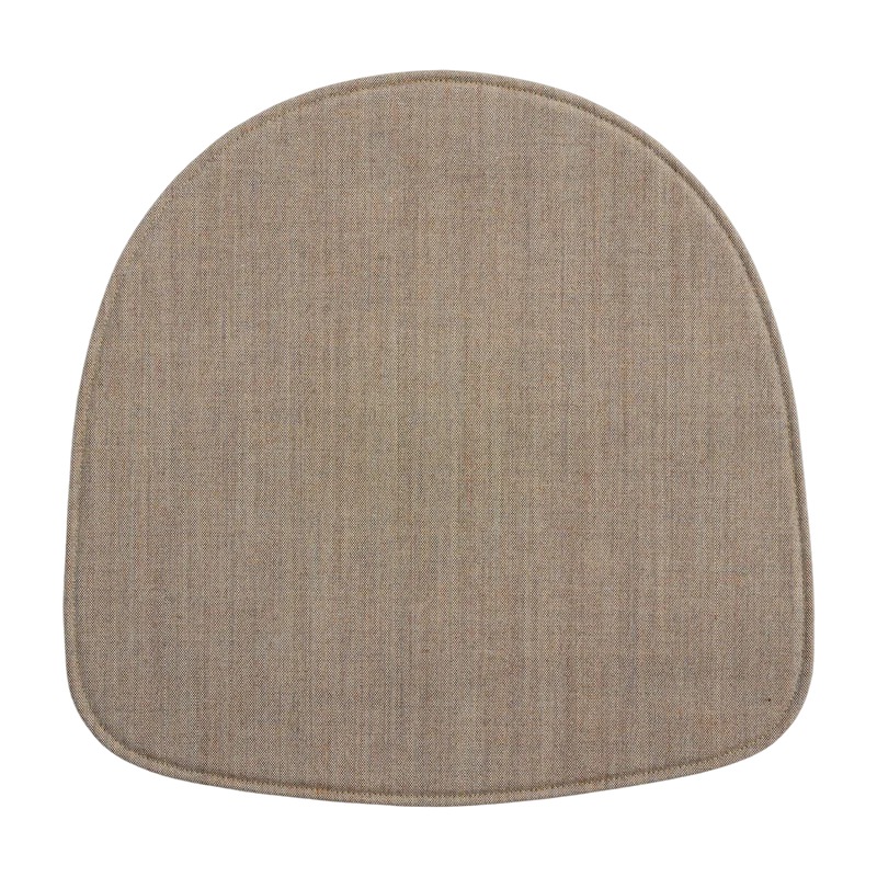 Coussin d'assise en tissu Remix 242 41 x 40 cm taupe AAC pad - Hay